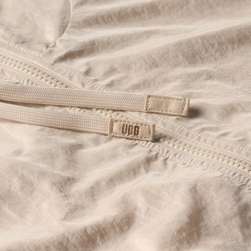 UGG 1175126 Bluff Chiara Full Zip Hooded Crop Rain Jacket Myselflingerie.com