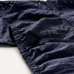 UGG 1175126 Navy Chiara Full Zip Hooded Crop Rain Jacket Myselflingerie.com