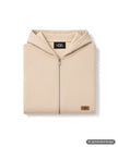 Folded UGG Sand Heather Classic Full-Zip Hoodie