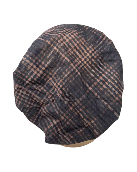 Cherie Brown Plaid Short Tails Pre-Tied Bandanna