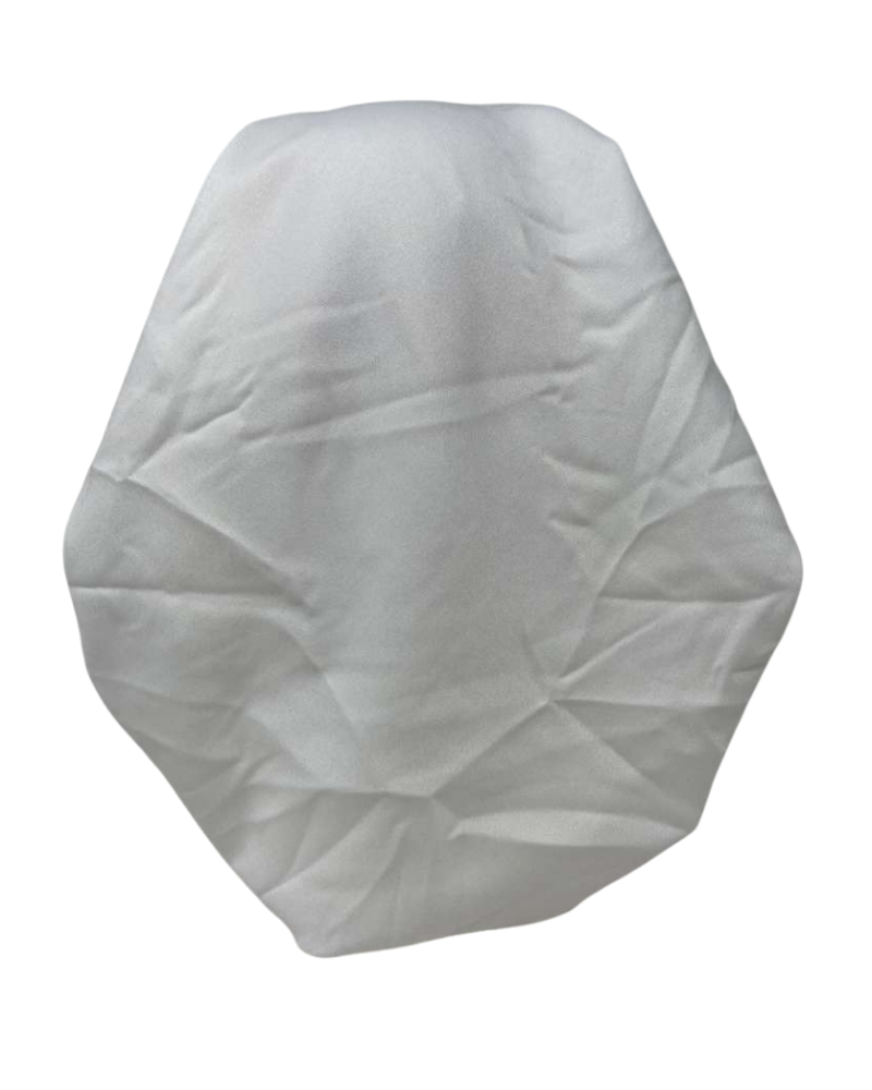 Ahead White Tender Tone Israeli Style Long Tails Pre-Tied Bandanna
