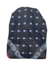 Ahead Black Heritage Versatile Short Tails Adjustable Open Back Pre-Tied Bandanna