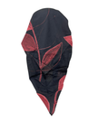 Lizi Headwear Pink Vine Open Back Adjustable Pre-Tied Bandanna with Velvet Grip