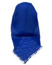 It's Younique Solid Royal Blue Shimmer Pre-Tied Open Back Bandanna with Velvet Grip