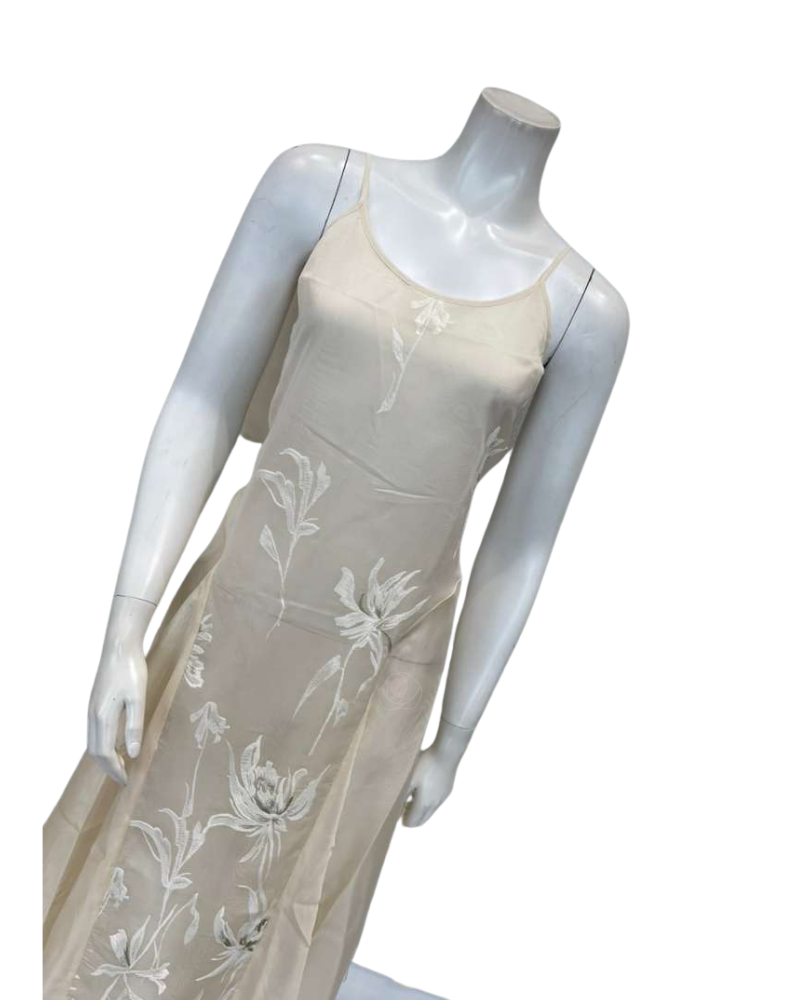 Rya Collection Pearl Voltaire Gown & Robe Set