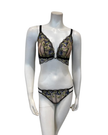 Cosabella  Black/Neon Viola Virna Bralette & Bikini Set