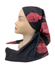 Lizi Headwear Pink Vine Open Back Adjustable Pre-Tied Bandanna with Velvet Grip