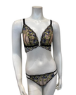 Cosabella  Black/Neon Viola Virna Bralette & Bikini Set