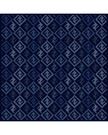 Cherie Navy F Design Short Tails Pre-Tied Bandanna