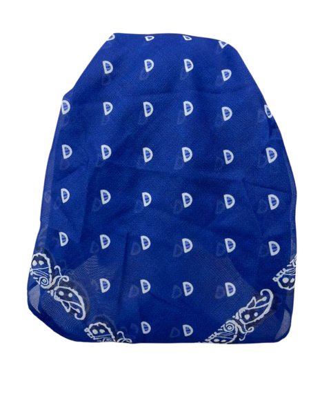 Ahead Cobalt Heritage Versatile Short Tails Adjustable Open Back Pre-Tied Bandanna