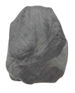 It's Younique Solid Dark Charcoal Shimmer Pre-Tied Open Back Bandanna with Velvet Grip