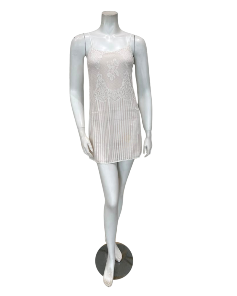 1130 + 1131 Ivory Scandal Chemise & Wrap Set