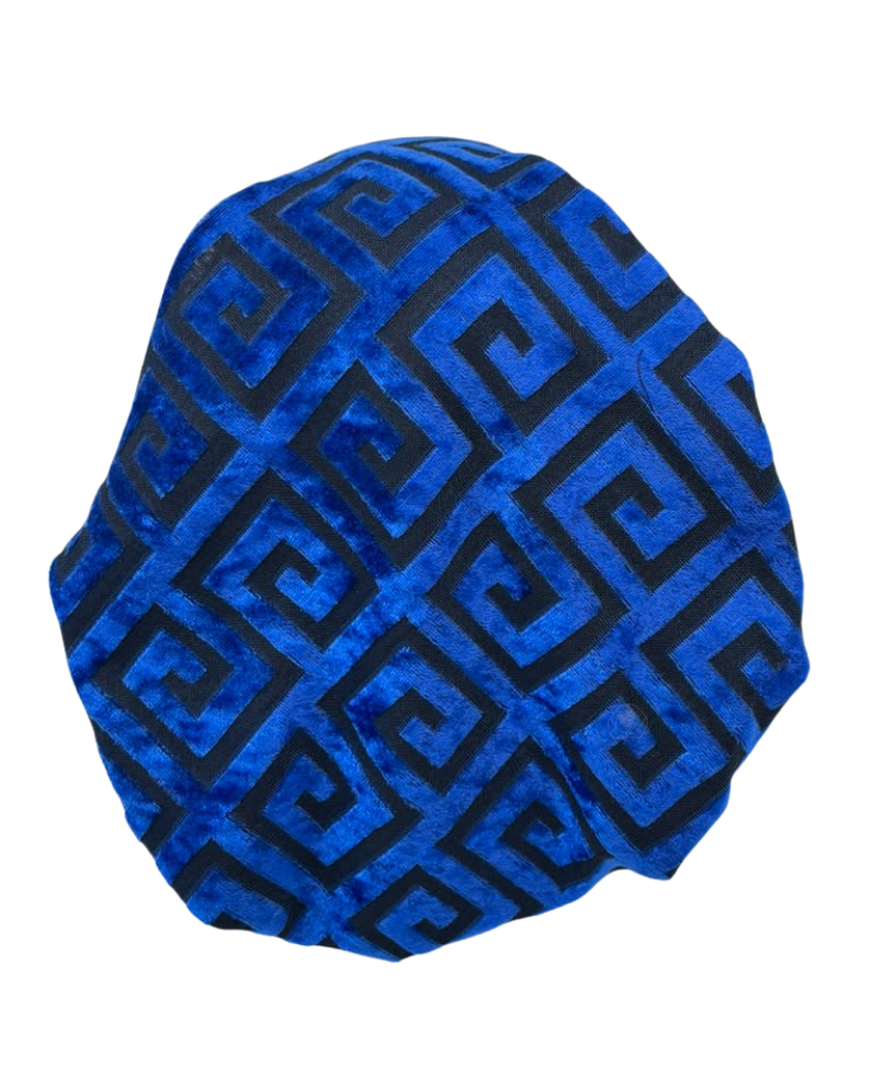 Triple Up Royal Velvet Lined Pre-Tied Bandanna