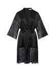 Cosabella MISSW8091 Black Misteriosa Robe