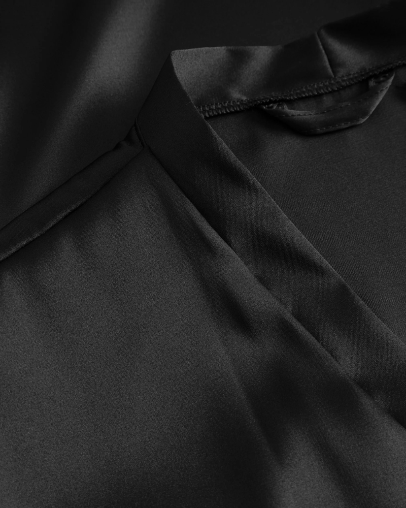 Cosabella MISSW8091 Black Misteriosa Robe