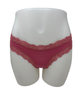 Fleur't 601 Lipstick Iconic Modal Lace Trim Thong