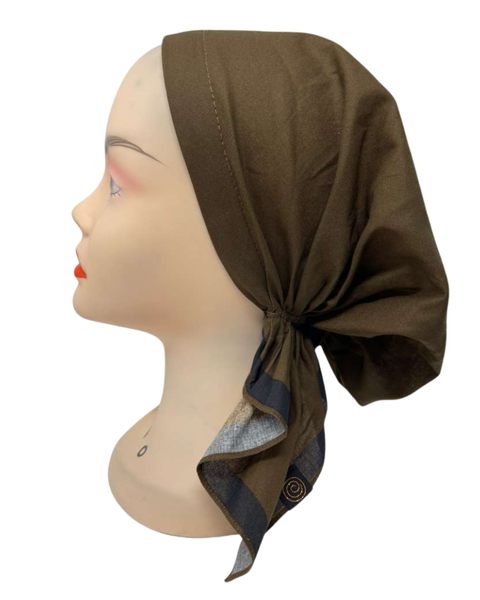 Cherie Brown Border Short Tails Pre-Tied Bandanna