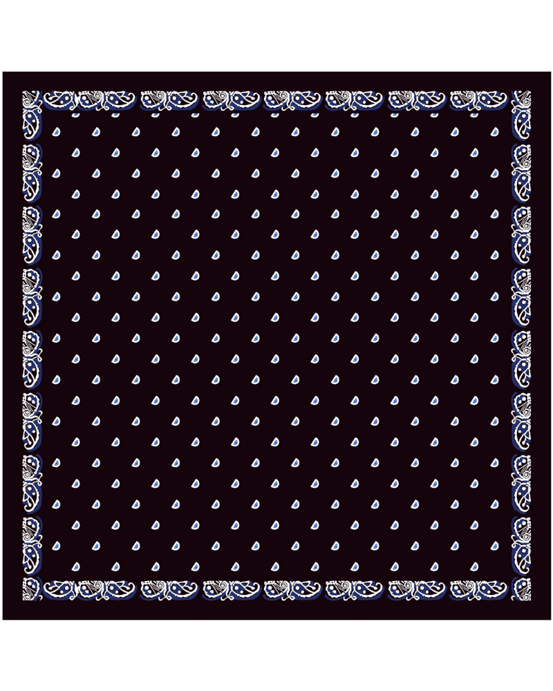 Ahead Black Heritage Versatile Short Tails Adjustable Open Back Pre-Tied Bandanna