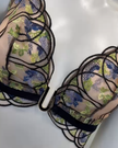 Cosabella  Black/Neon Viola Virna Bralette & Bikini Set