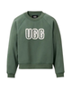 UGG Green Stone UGG Logo Crewneck Sweater