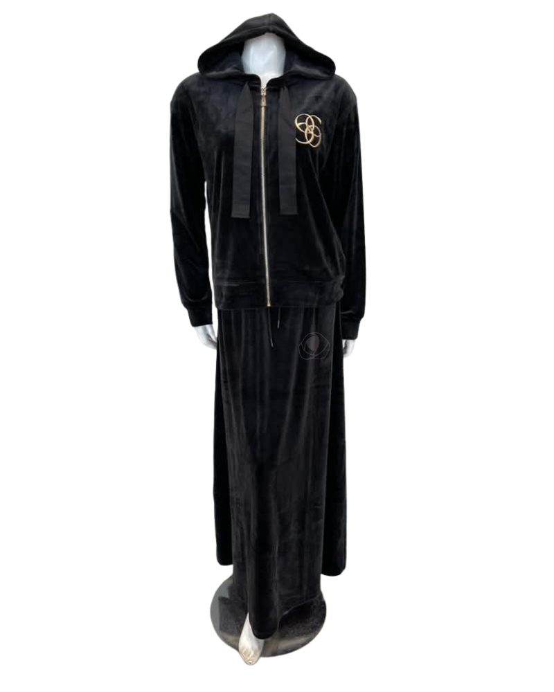 ORD Black with Gold Logo Pepco Hoodie & Skirt Set