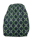 It's Younique Green Leaves Design Pre-Tied Open Back Bandanna with Velvet Grip