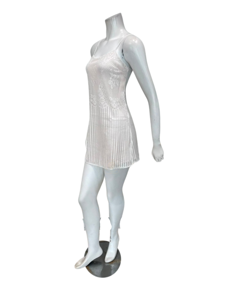 1130 + 1131 Ivory Scandal Chemise & Wrap Set