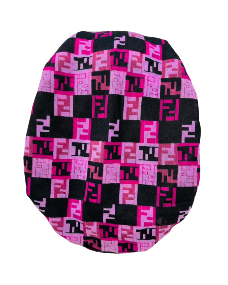 Cherie Small Multi F Design Adjustable Closed Back Pre-Tied Bandanna