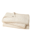Softies Almond Ultra Soft Cable Knit Throw