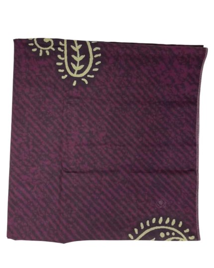 Lizi Headwear Wine Paisley Square Scarf