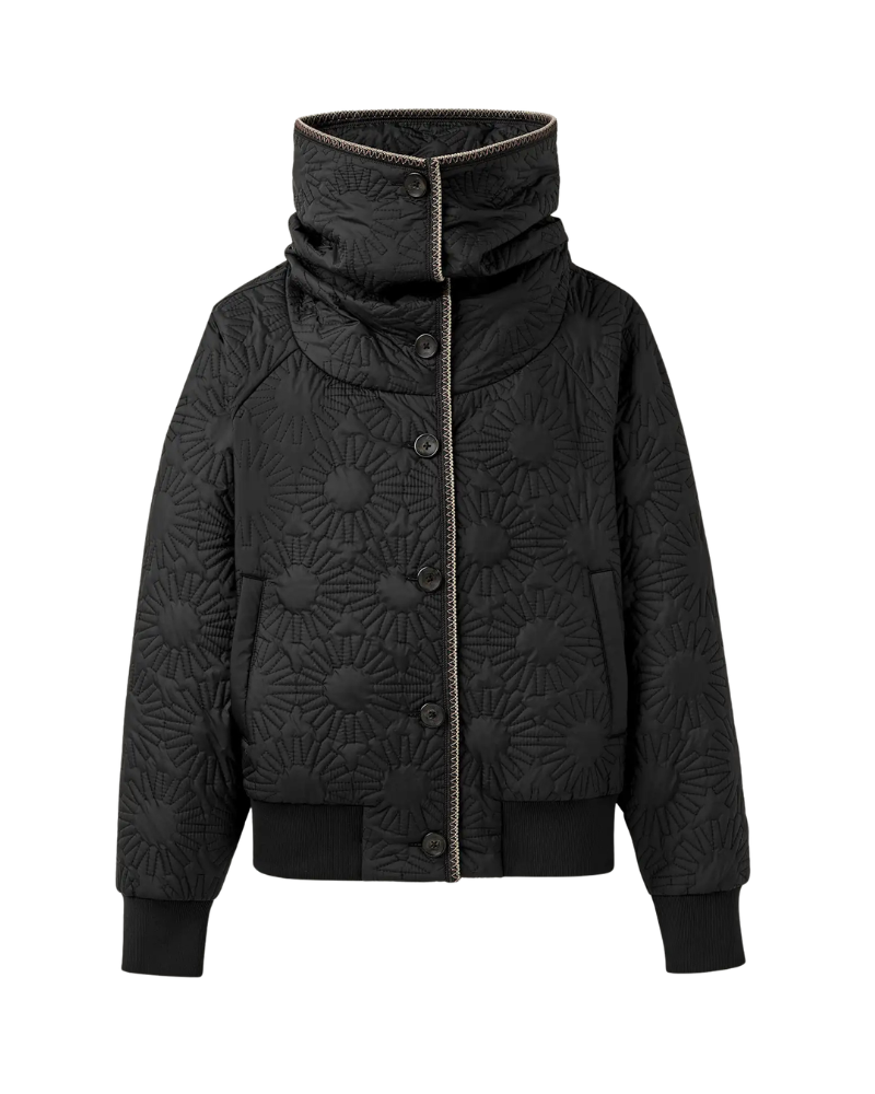 UGG 1182930 Black Solein Oversized Collar Jacket