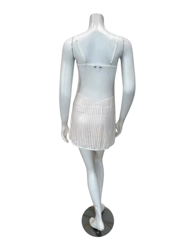 1130 + 1131 Ivory Scandal Chemise & Wrap Set