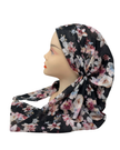 Scarf Bar Moonlight Garden Open Back Adjustable Pre-Tied Bandanna with Velvet Grip Myselflingerie.com