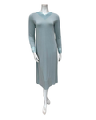 Oh! Zuza Mint Swirl Design Modest V Neck Modal Nightshirt