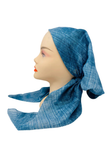 It's Younique PP-SHIM-OMLB Light Blue Ombre Shimmer Pre-Tied Bandanna with Velvet Grip Myselflingerie.com