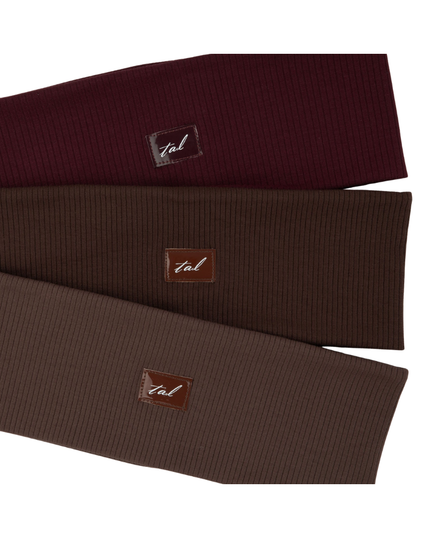 Tal New York Burgundy Fall Label Collection Standard Width Headband