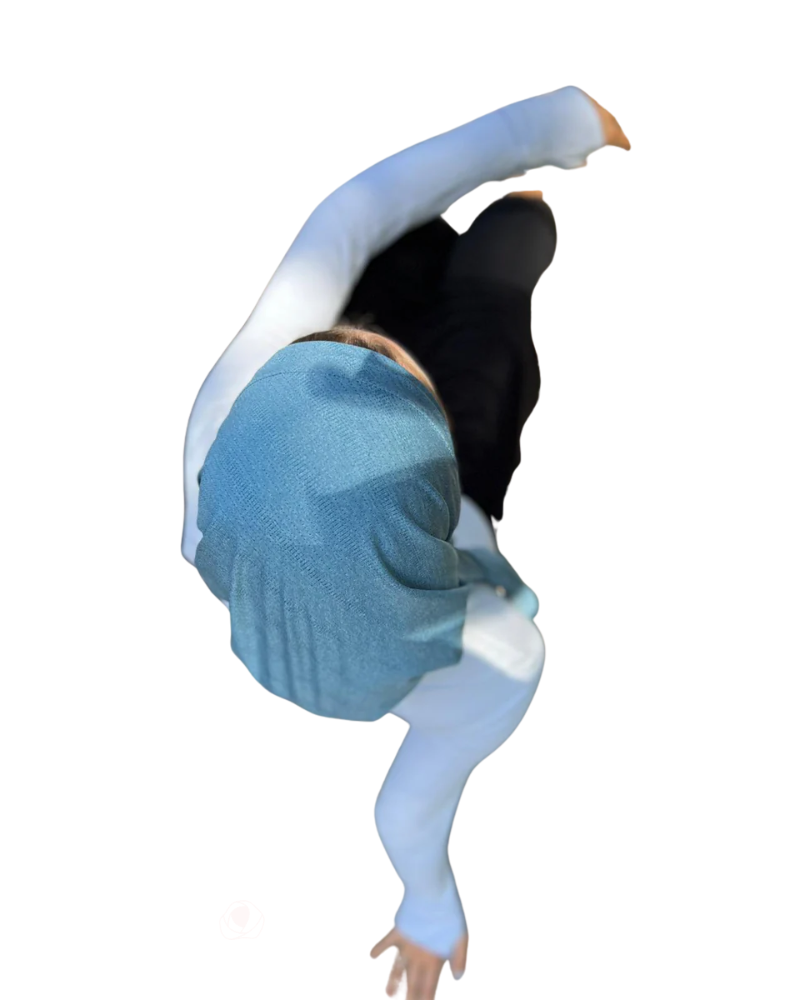 Scarf Bar SB Heather Denim Dri Fit Pre-Tied Bandanna with Velvet Non Slip Grip Myselflingerie.com