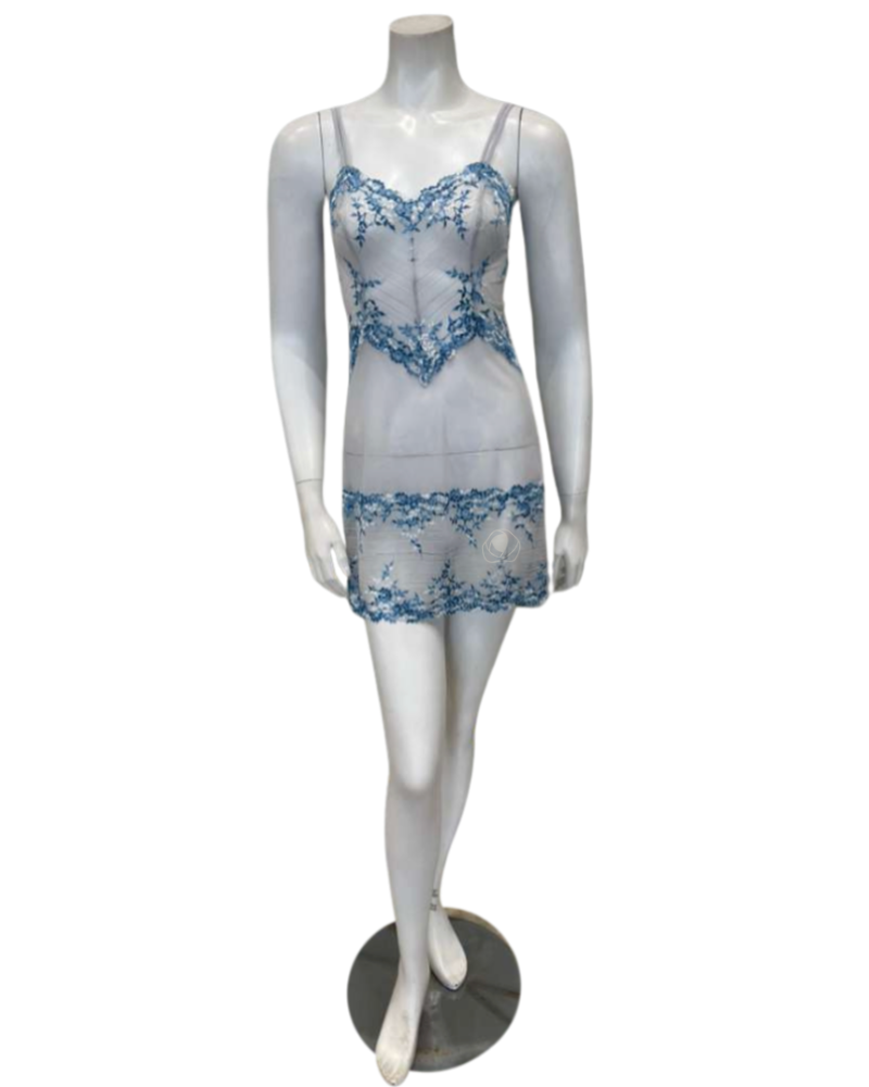 Wacoal 814191 Micro Chip Multi Embrace Lace Chemise Myselflingerie.com