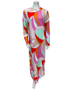 Furstenberg Vibrant Geometric Print Button Down Modal Nightgown