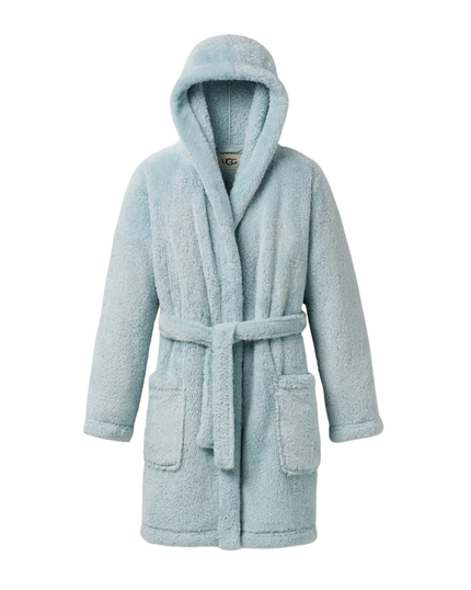 UGG 1121091 Sky Blue Aarti Hooded Plush Robe