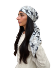 Scarf Bar Noir Monarch Square Scarf with Invisible Grip Myselflingerie.com