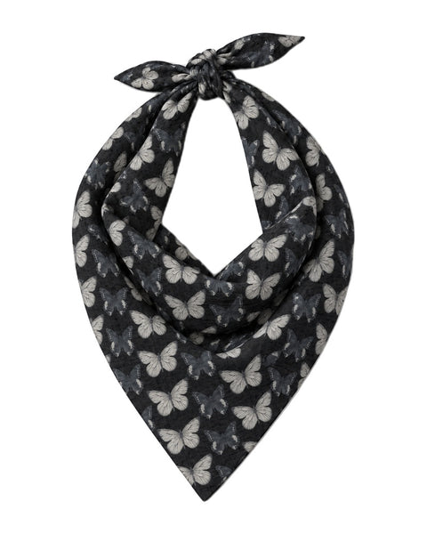 Scarf Bar Butterfly Noir Bandana Scarf