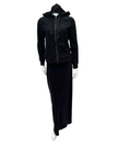 Seashells Black Textured Terry Hoodie & Solid Black Maxi Skirt Myselflingerie.com
