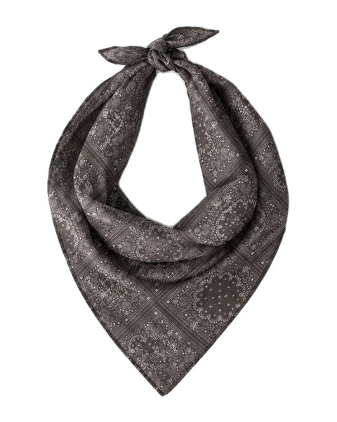 Scarf Bar Mocha Paisley Bandana Scarf