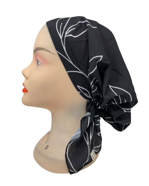 Lizi Headwear SB-SW-26805 Ivory Vine Adjustable Pre-tied Sport Bandanna