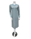 Oh! Zuza Mint Swirl Design Modest V Neck Modal Nightshirt
