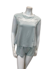 Vanilla Night and Day Mint Open Back Modal Pajamas Shorts Set