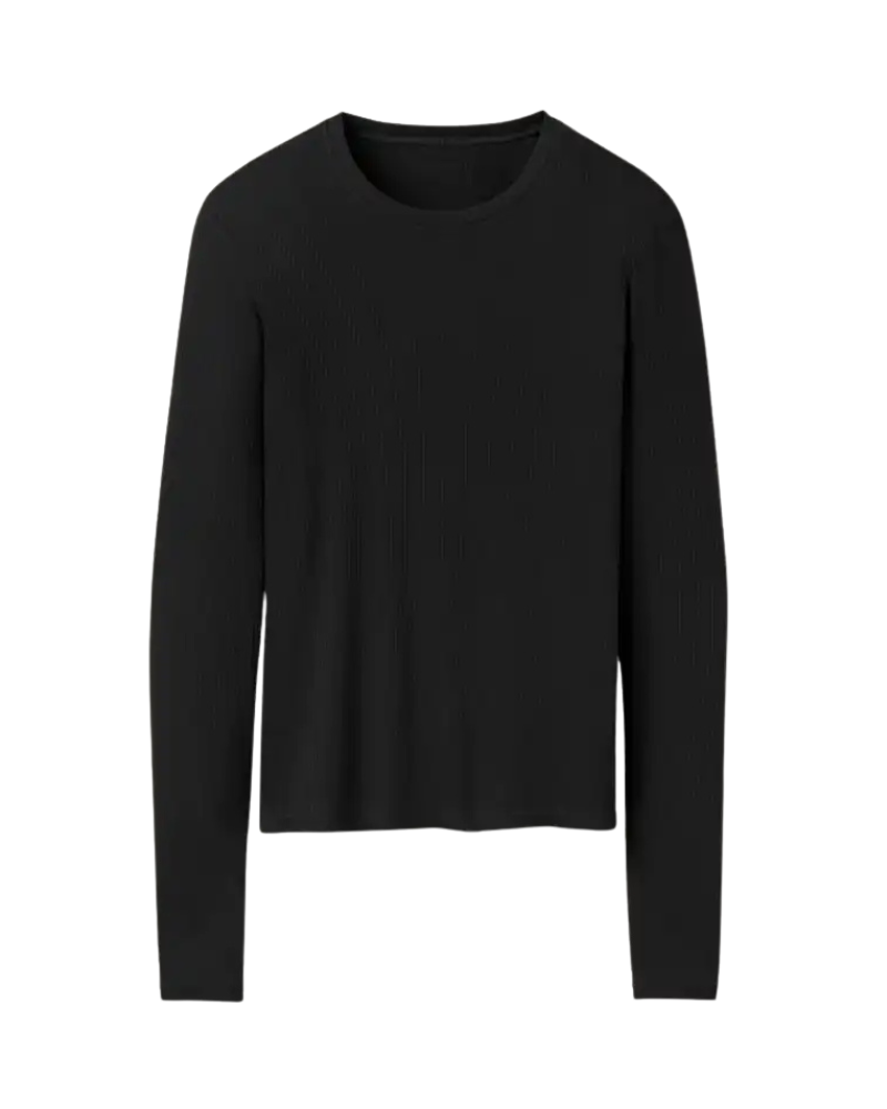 UGG 1182412 Black Aidelene Long Sleeve Rib Tee