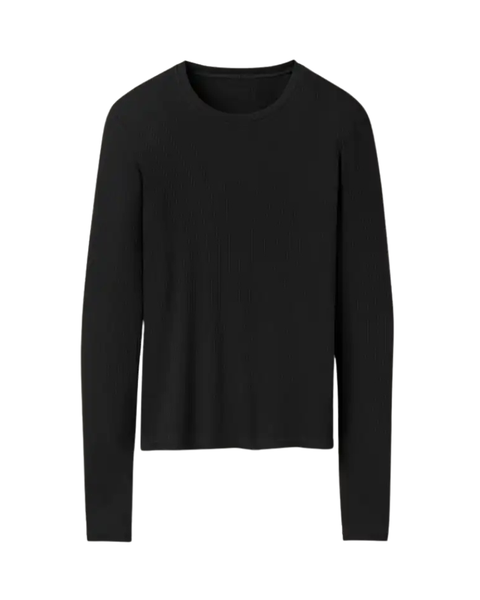 UGG Black Aidelene Long Sleeve Rib Tee