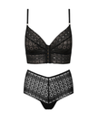 Cosabella Basilica Black Cheeky Bralette Set
